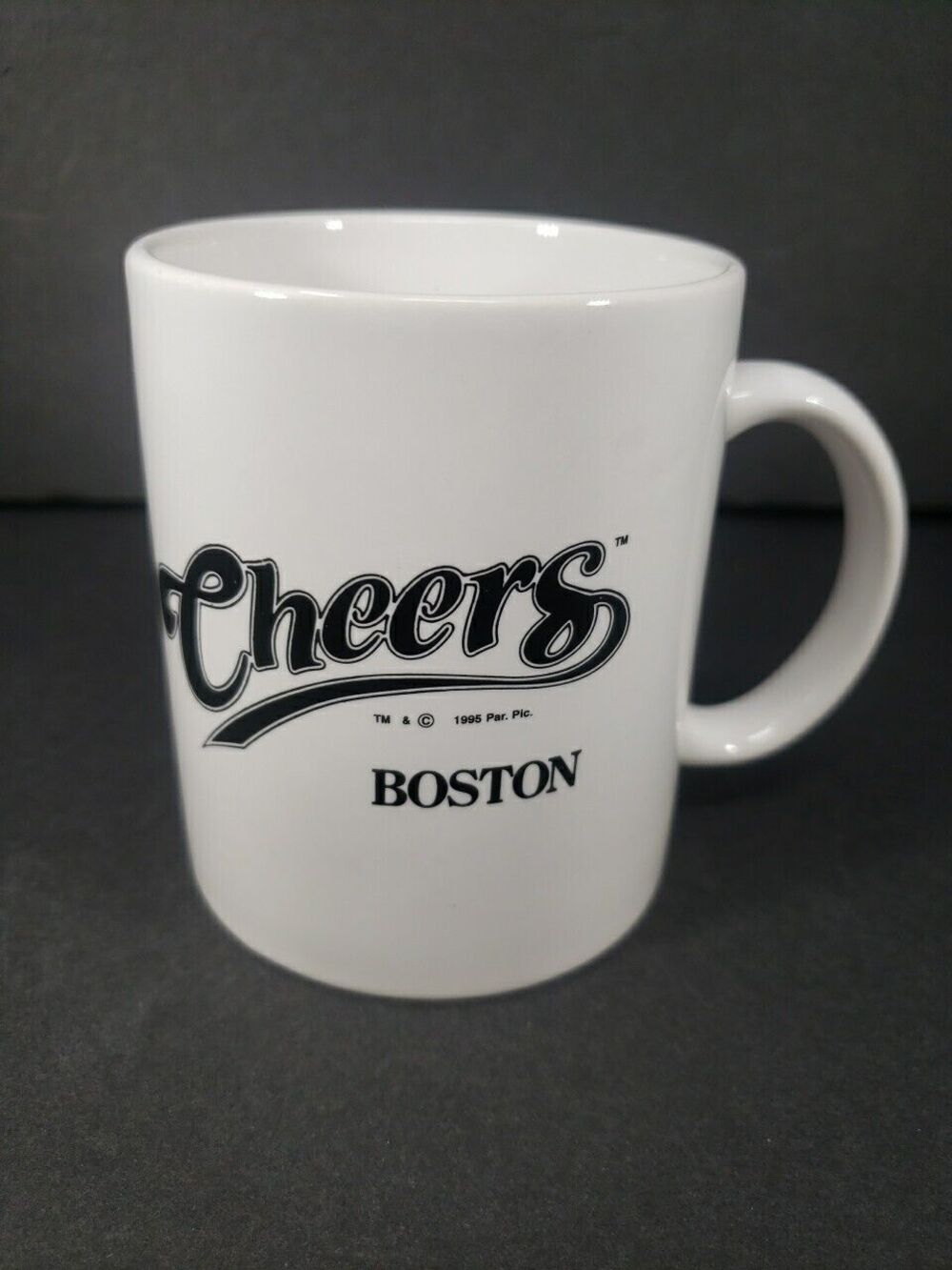Vintage CHEERS Boston Coffee Mug 1995 Bar Paramount Pictures NORM Sam Malone